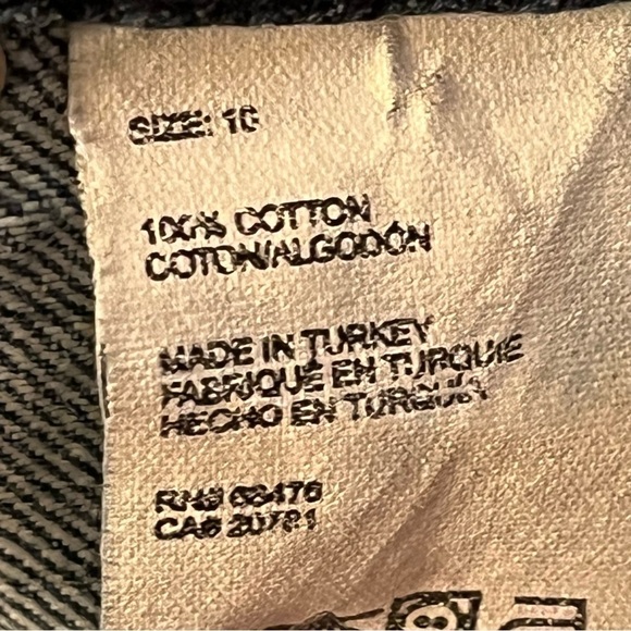 Y2K Tommy‎ Hilfiger ERO-ERO Carpenter Jeans Crop Capri Med Blue Denim Women's 10 - Picture 9 of 13